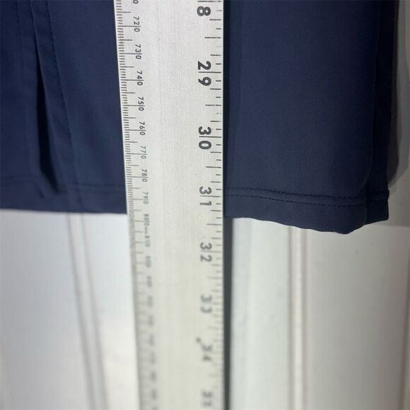 Qinsen Navy Blue Tennis Dress M Sweetheart Neck Activewear Preppy Athletic Mini - Picture 5 of 6